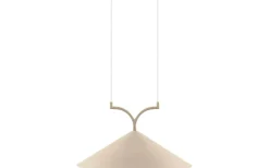 Curve Taklampa 50cm Beige