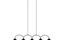 Curve Taklampa 165cm Svart
