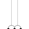 Curve Taklampa 95cm Svart
