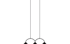 Curve Taklampa 95cm Svart