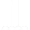 Curve Taklampa 165cm Vit
