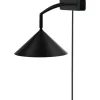Curve Vägglampa Svart