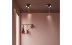 Cut Takspotlight 31,5cm Svart/Opalglas