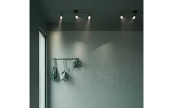 Cut Takspotlight 100cm Svart/Opalglas