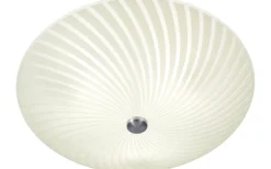 Cyklon Plafond 42cm Vit/Stål