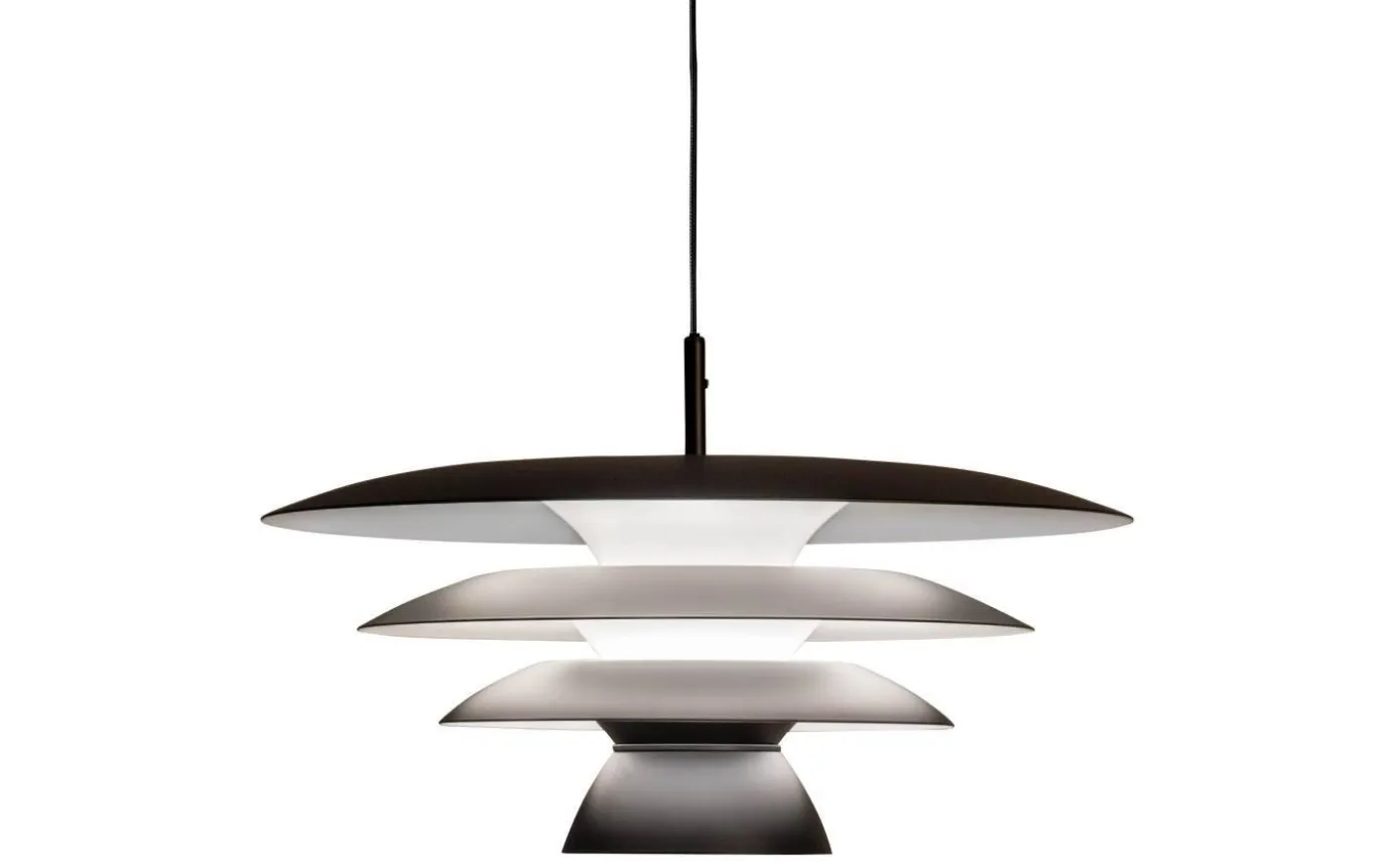 Da Vinci Taklampa 43cm Svart