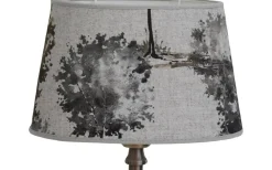 Daga Oval Lampskärm 20cm Grå