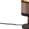 Davos Bordslampa E14 matt svart/grå