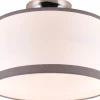 Davos Plafond 30cm 2xE14 krom/vit