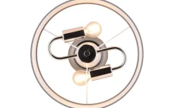 Davos Plafond 30cm 2xE14 krom/vit