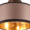 Davos Plafond 30cm 2xE14 matt svart/grå