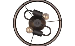 Davos Plafond 30cm 2xE14 matt svart/grå