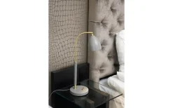 Deluxe Bordslampa 51cm LED GU5,3 Grå/Mässing
