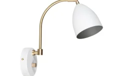Deluxe Vägglampa LED GU5,3 Vit/Mässing