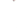 Diablo Golvlampa 134,5cm Mattsvart/Blankröd