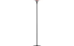 Diablo Golvlampa 134,5cm Mattsvart/Blankröd