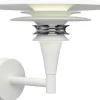 Diablo Vägglampa Mattvit/Krom