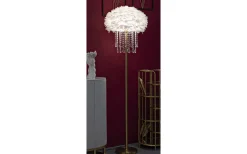 Diamon Golvlampa Fjädrar 165cm Guld