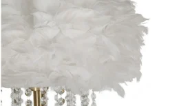 Diamon Golvlampa Fjädrar 165cm Guld