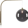 Dione Vägglampa Smoke/Antikmässing