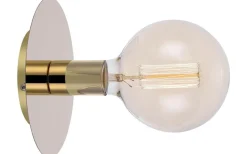 Disc Vägglampa Mässing
