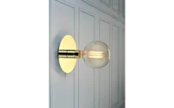 Disc Vägglampa Mässing