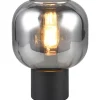 Diva Bordslampa E27 mattsvart/förkromad
