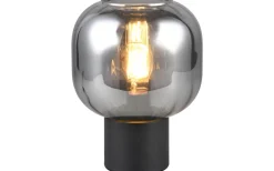 Diva Bordslampa E27 mattsvart/förkromad