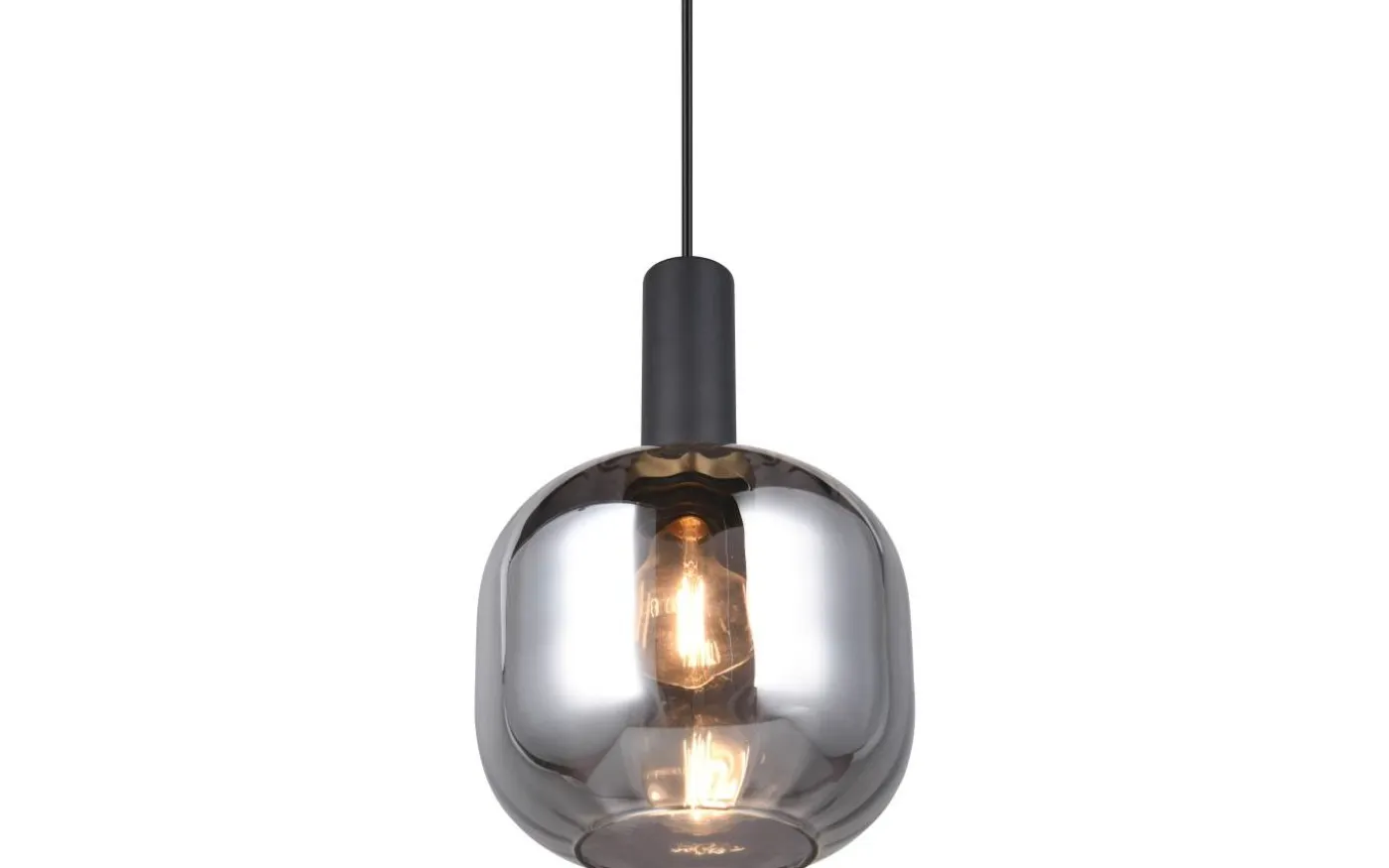 Diva Fönsterlampa 20cm E27 mattsvart/förkromad