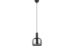 Diva Fönsterlampa 20cm E27 mattsvart/förkromad