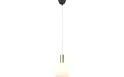 Diva Fönsterlampa 20cm E27 matt mässing/vit