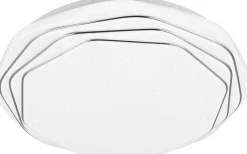 Dizzy Plafond LED vit/krom stjärnljus