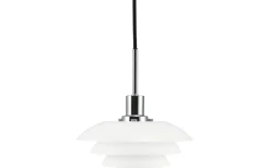 DL20 Fönsterlampa 20cm Opal/Krom