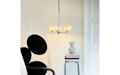 DL20 Takkrona 50cm 3 Armar Opal/Krom