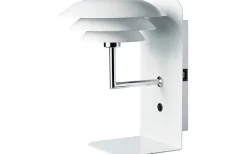 DL20 Vägglampa USB Vit/Krom