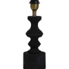 Domino Lampfot 34cm Antik Svart