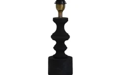 Domino Lampfot 34cm Antik Svart