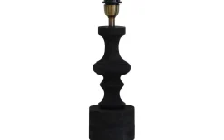 Domino Lampfot 41cm Antik Svart