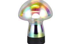 Dooley Bordslampa LED transparent, skimrande, uppladdningsbar