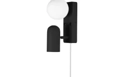 Doppio Vägglampa Svart