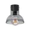 Down Plafond 19cm Svart/Rök