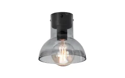 Down Plafond 19cm Svart/Rök