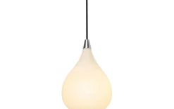 Drops Fönsterlampa Ø17cm Opal/Krom