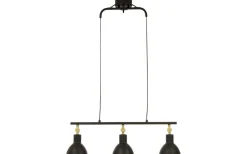 Dublin Taklampa 76cm Svart/Matt Mässing