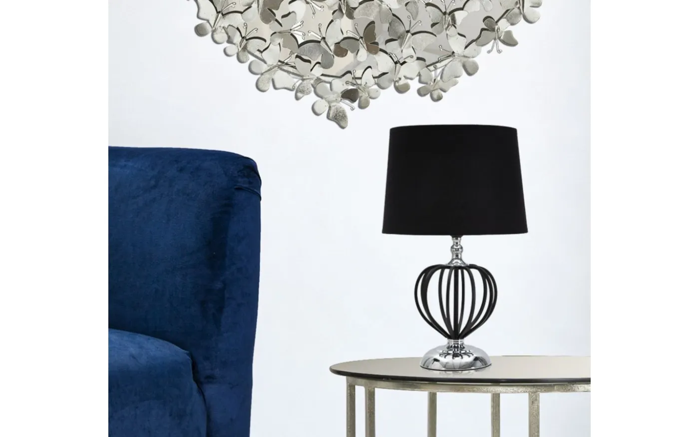 Echo Bordslampa 44,5cm Silver