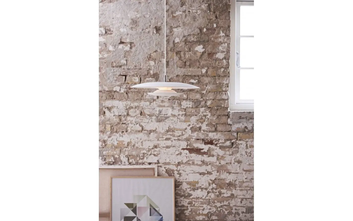 Eclipse Taklampa 43cm Vit