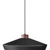 Edge Taklampa 50cm Mattsvart/Brons
