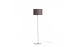 Edika Golvlampa 149cm Brun/Matt nickel E27