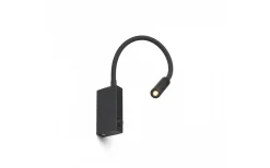 Eke Vägglampa Svart LED 3W 3000K