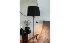 Eketorp Golvlampa 145cm E27+LED 5W 3000K Svart
